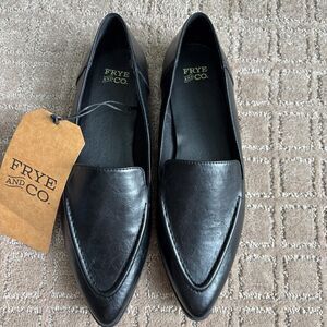 FRYE AND CO. Black Leather Loafers